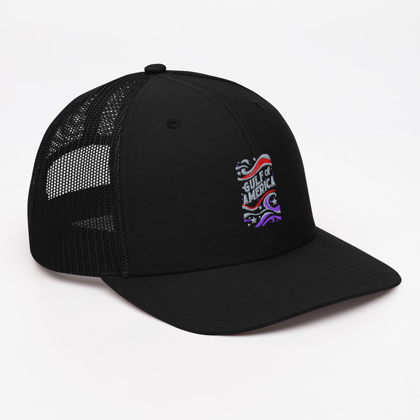 Gulf of America - Streamers and Stars Hat – Premium Modern Trucker Cap - Summer - Beach - USA - Patriotic - 4th of July - Gulf of America®