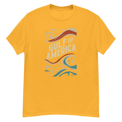 Gulf of America - Streamers and Stars Tee – Premium T Shirt - Summer - Beach - USA - Patriotic - 4th of July - Gulf of America®