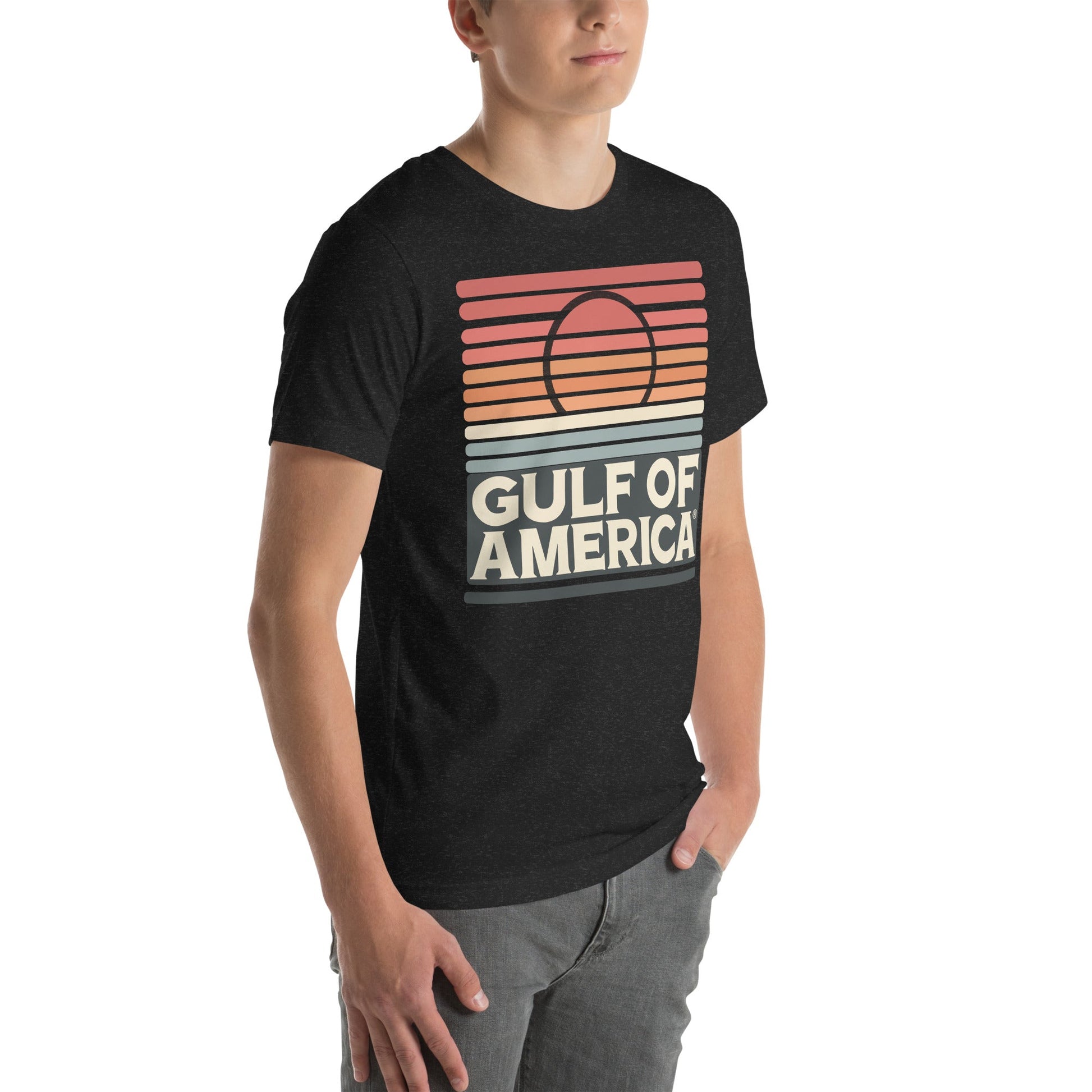 Gulf of America® Sunset Tee – Vintage Coastal Vibes - Gulf of America®