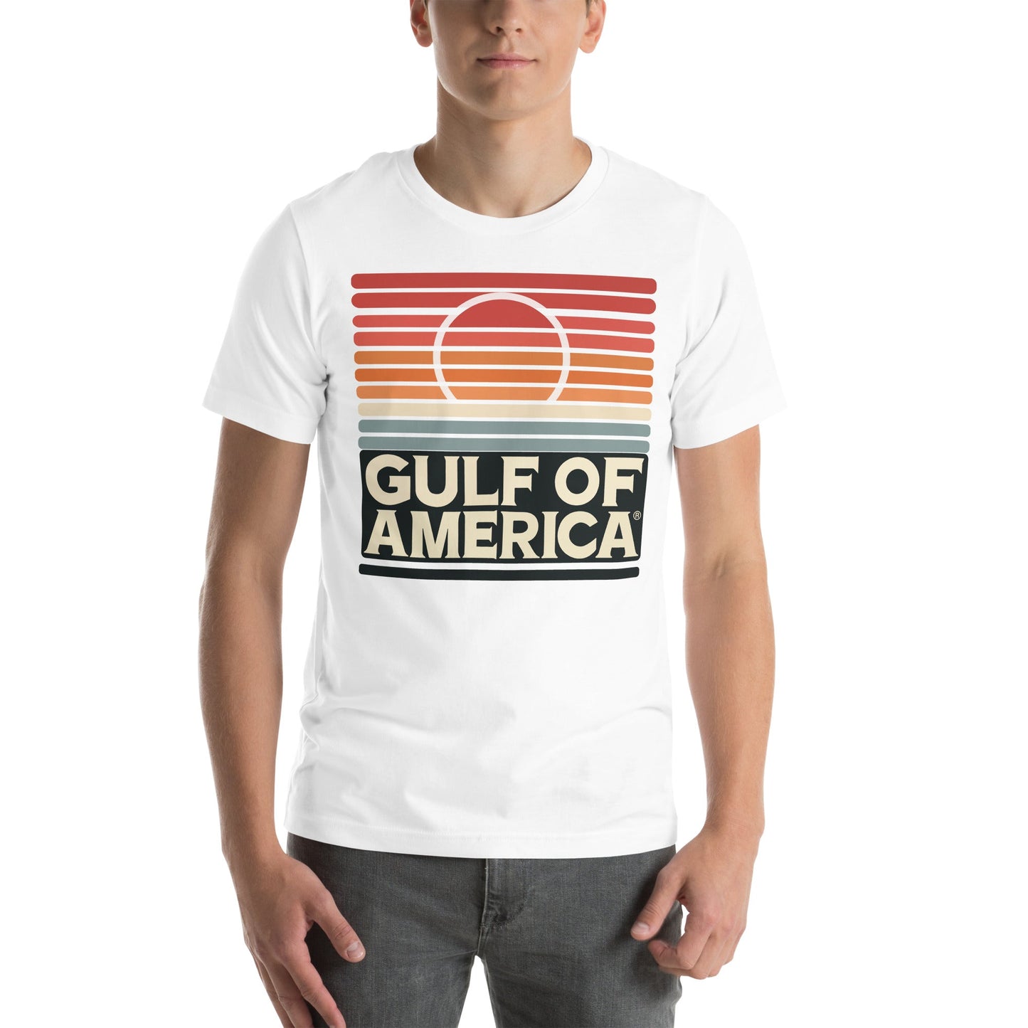 Gulf of America® Sunset Tee – Vintage Coastal Vibes - Gulf of America®