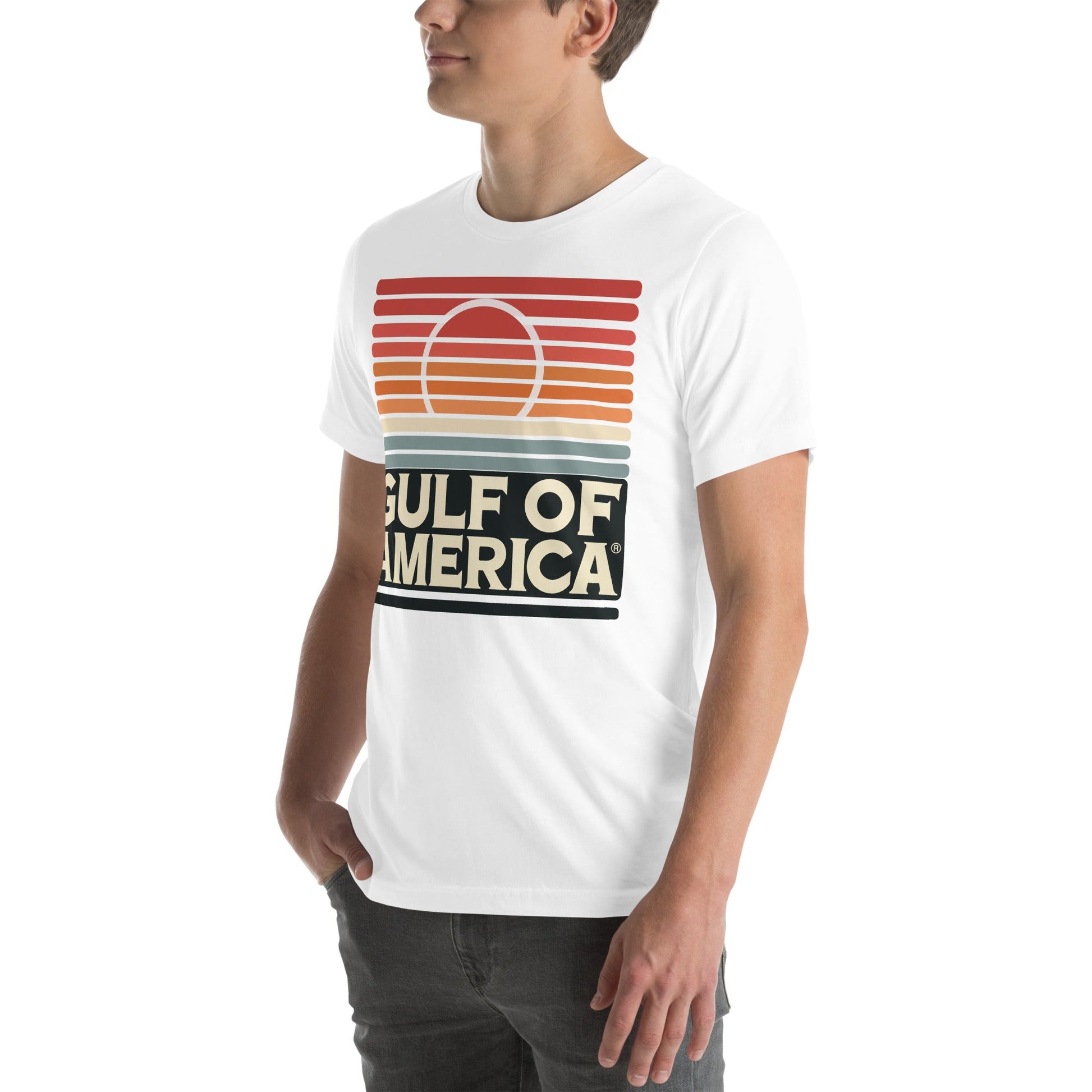 Gulf of America® Sunset Tee – Vintage Coastal Vibes - Gulf of America®