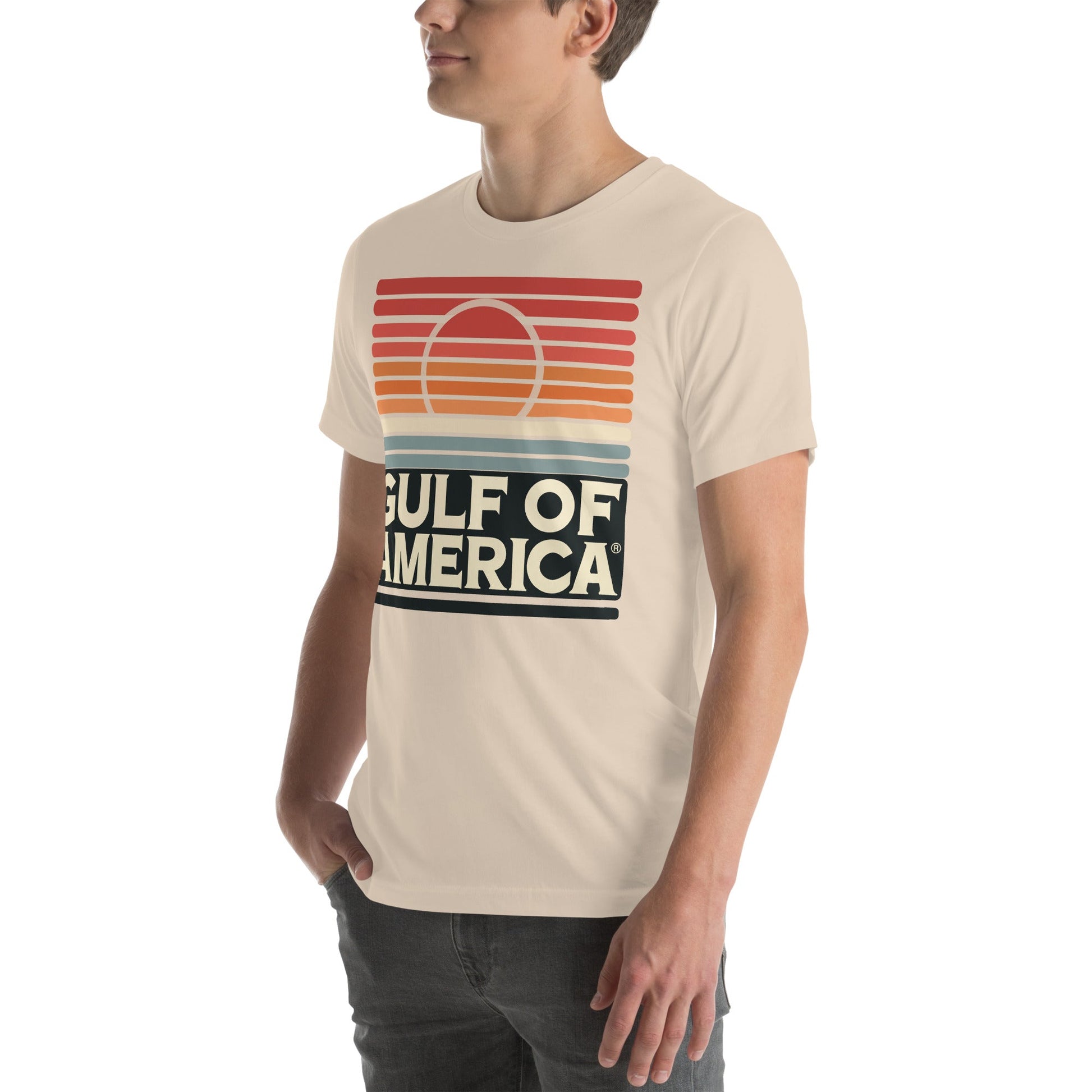 Gulf of America® Sunset Tee – Vintage Coastal Vibes - Gulf of America®
