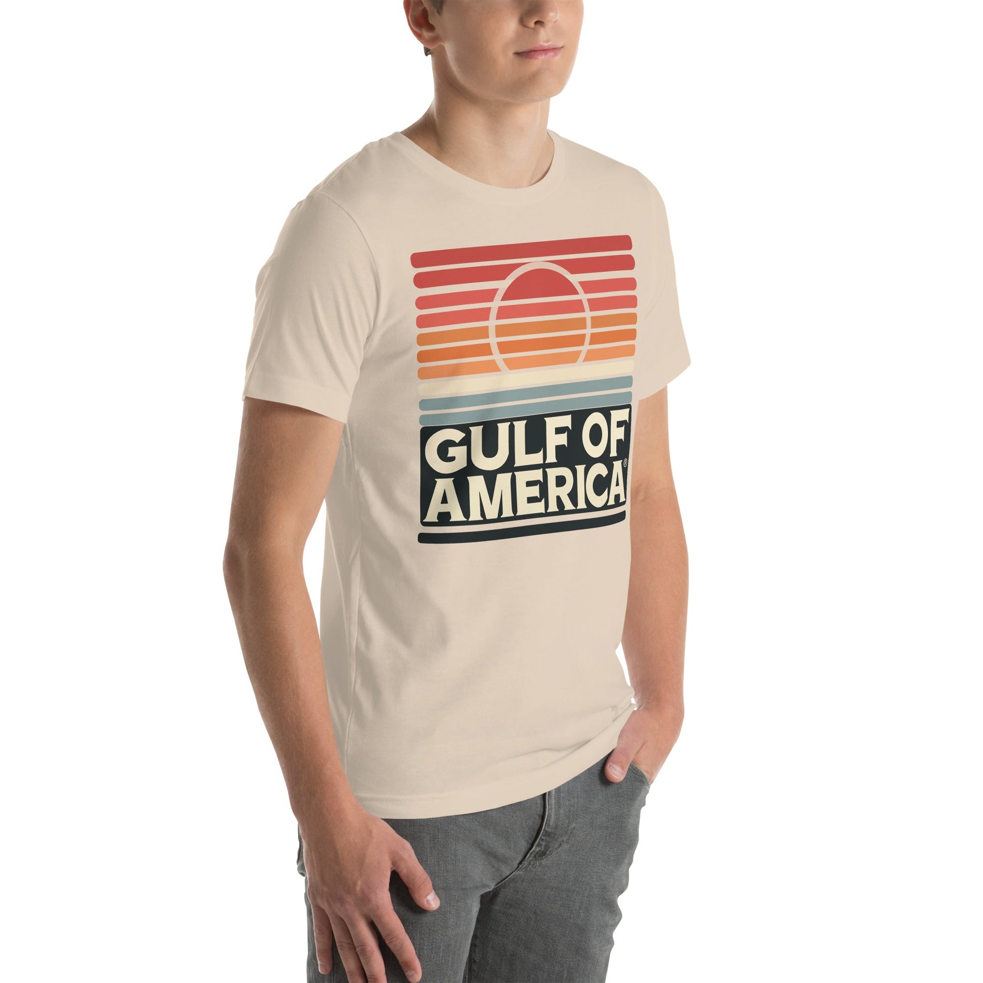 Gulf of America® Sunset Tee – Vintage Coastal Vibes - Gulf of America®