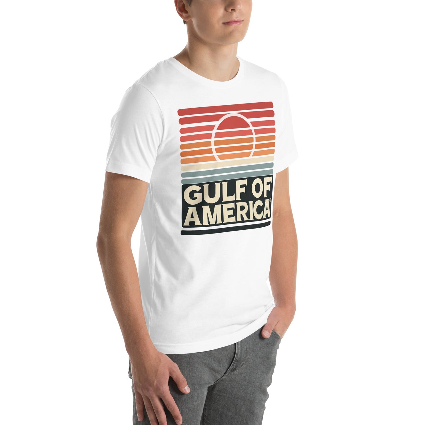 Gulf of America® Sunset Tee – Vintage Coastal Vibes - Gulf of America®