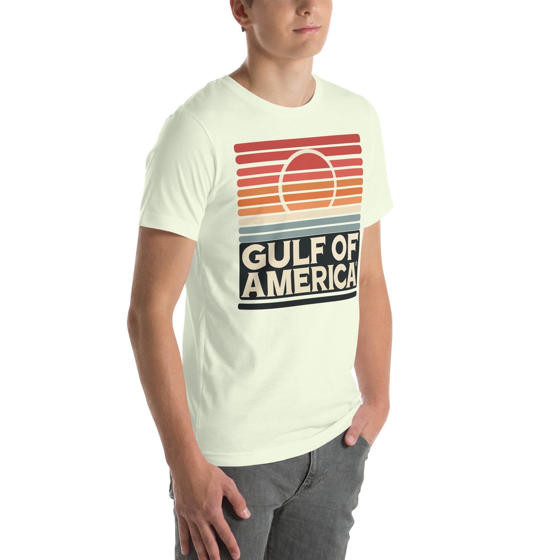 Gulf of America® Sunset Tee – Vintage Coastal Vibes - Gulf of America®